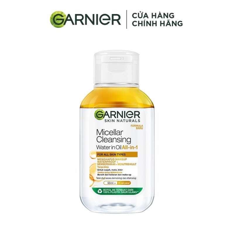 Dầu tẩy trang Garnier - VÀNG MINI - 50ml