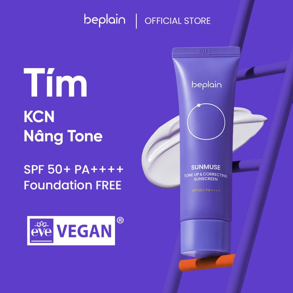 Kem Chống Nắng Beplain - TÍM ĐẬM