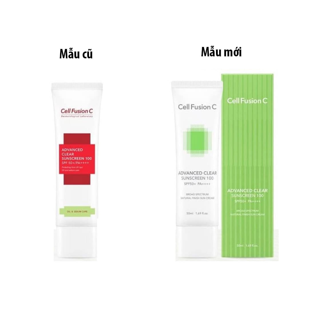 Kem chống nắng Cell - XANH 50ml