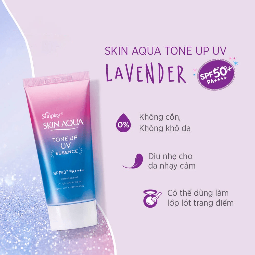 Kem chống nắng Skin AQUA- TÍM
