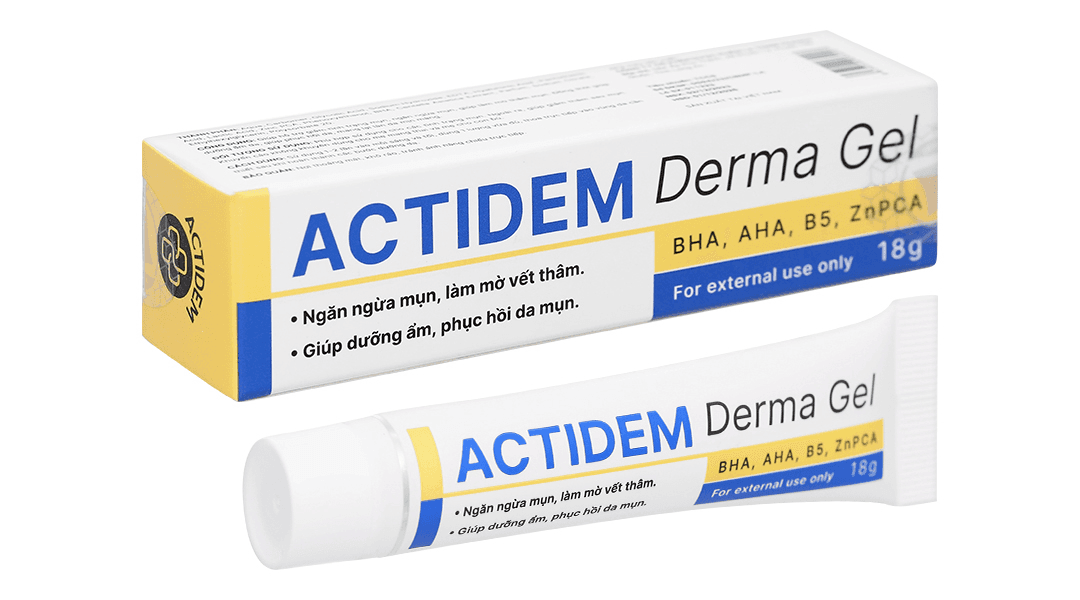 Kem Giảm Mụn Actiderm Derma Gel 18g