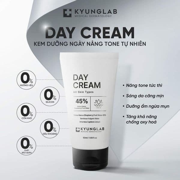 Kyung lab - kem dưỡng ban ngày- màu trắng