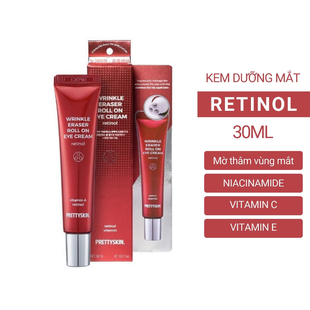 Pretty Skin - Kem dưỡng mắt Retinol 30ml