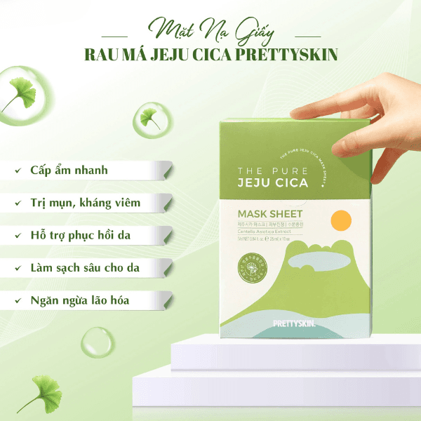 Pretty Skin -Sữa rửa mặt rau má