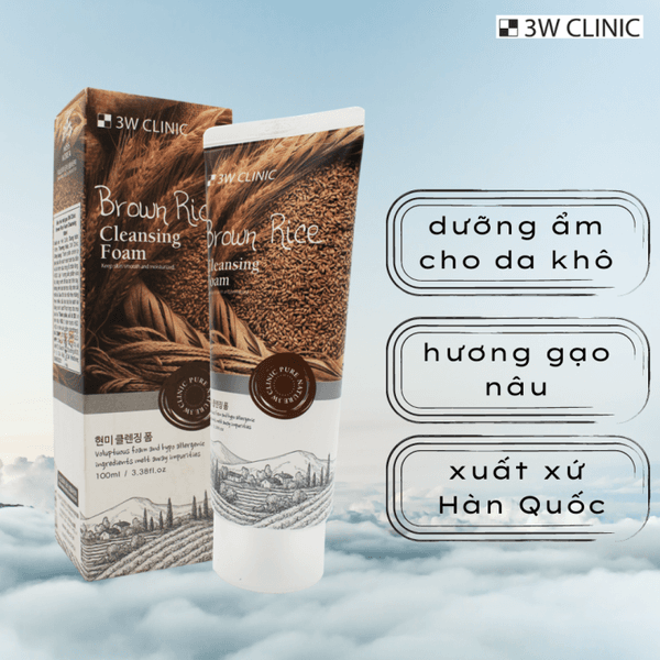 Sữa Rửa Mặt 3W - GẠO