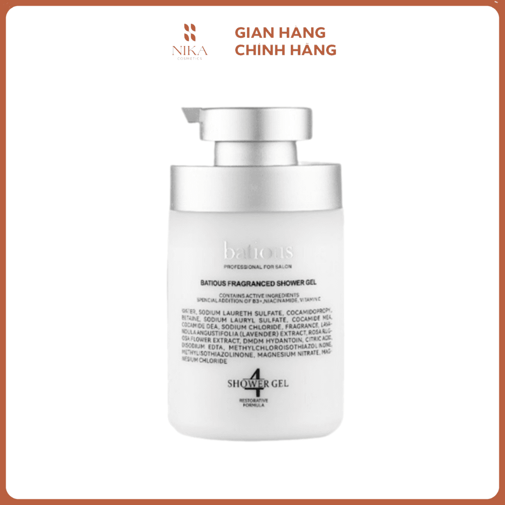 Sữa tắm trắng da Batious B3