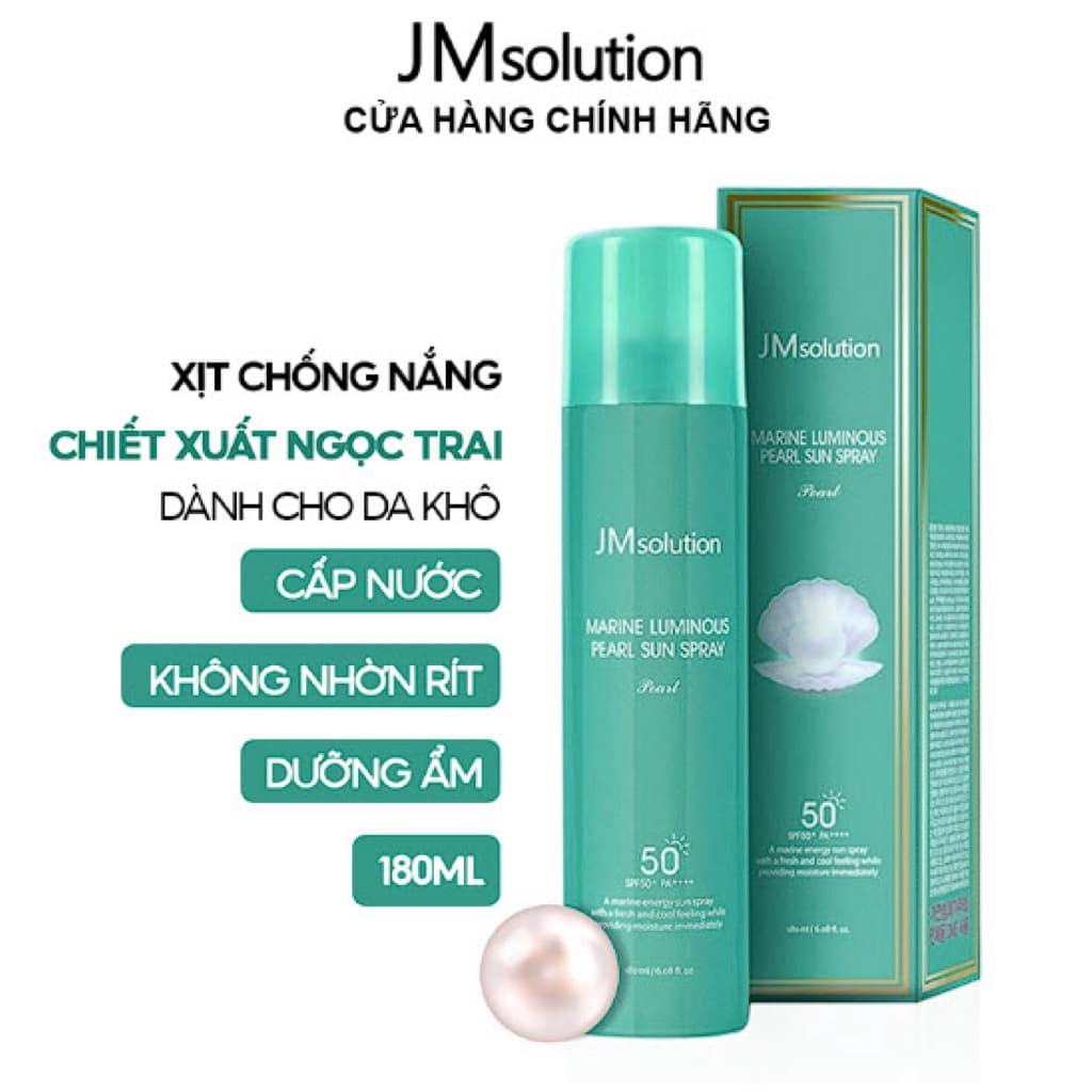 Xịt chống nắng JM XANH