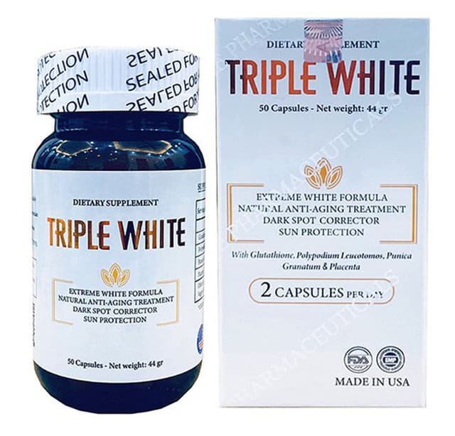 Viên uống trắng da Triple White 50 viên chính hãng - BN BEAUTY