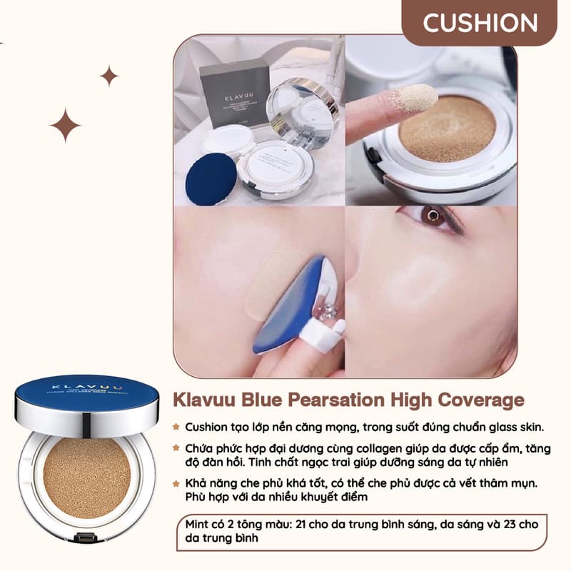 Phấn Nước Klavuu Xanh - Tone 23