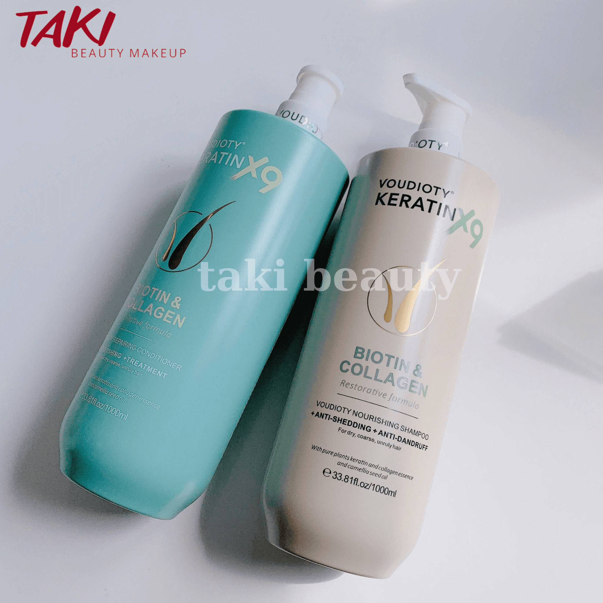 Bộ dầu gội xả Keratin X9 Biotin & Collagen- to 1000ml chính hãng - BN BEAUTY