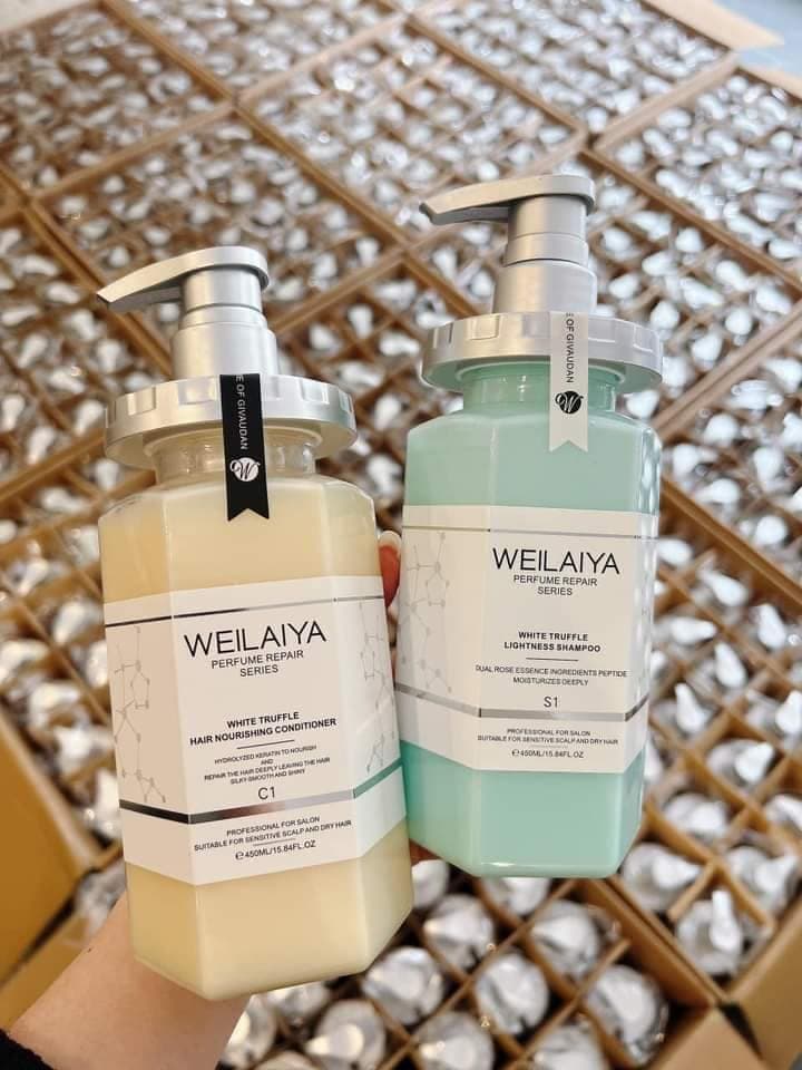 Bộ Dầu Gội Xả Phục Hồi Đa Tầng Nấm Truffle Weilaiya