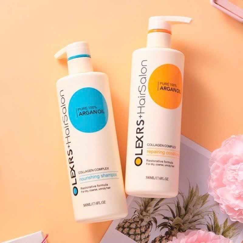 CẶP OLEXRS GỘI + XẢ TO 960ml