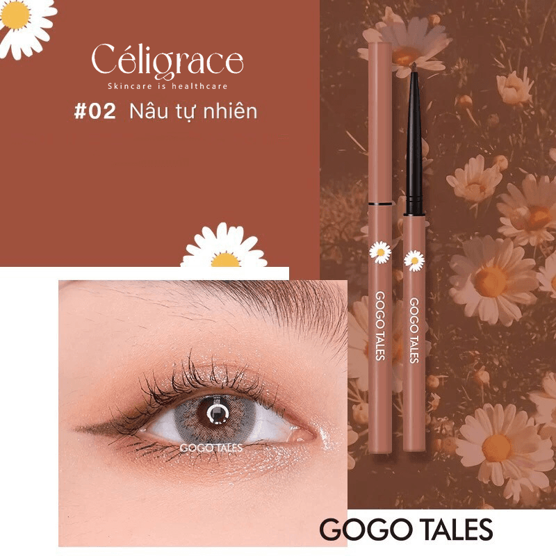 Chì Sáp Kẻ Mắt Chống Nước Không Trôi GOGOTALES - 02