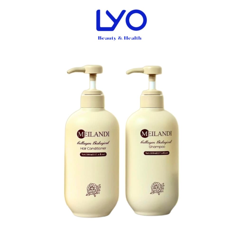 Dầu gội xả SINH HỌC MEILANDI 500ML tặng kèm Ủ