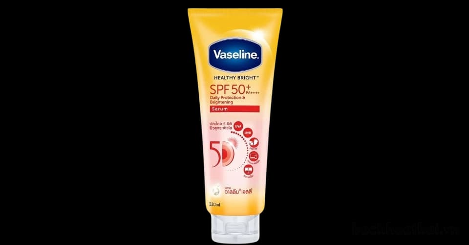 Dưỡng thể chống nắng Vaseline - Dạng Tuýp SPF50+