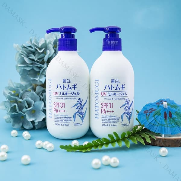 Dưỡng thể chống nắng Ý DĨ HATOMUGI Nhật - SPF31+ - Hình 1