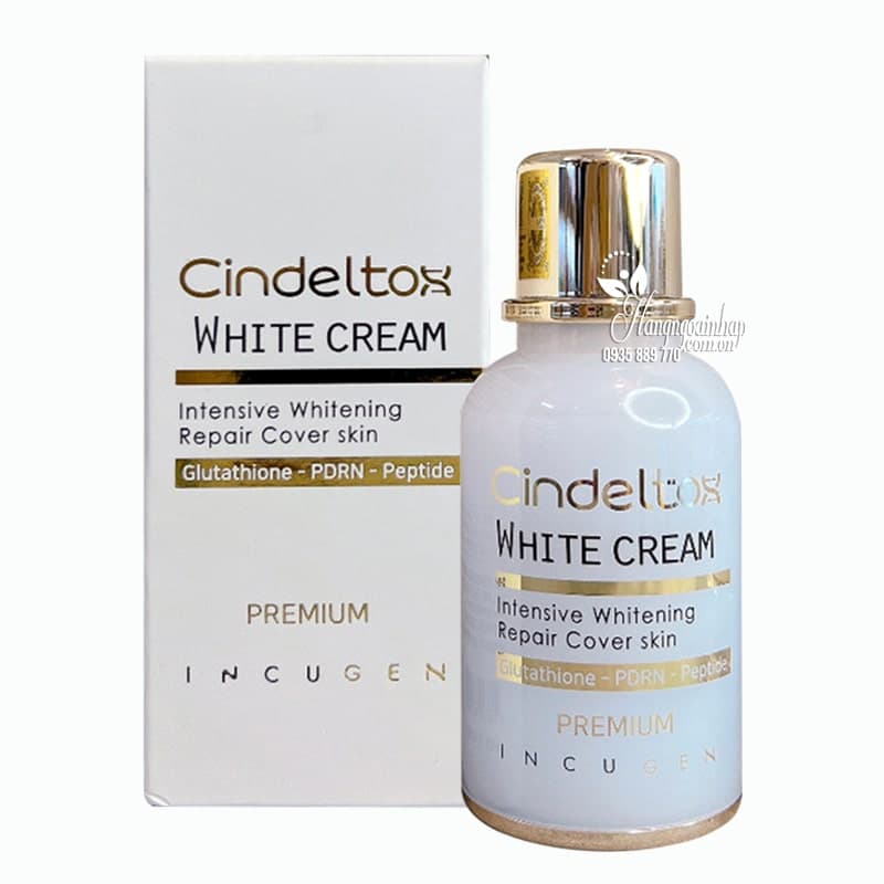 Kem Lên Tone Mặt - Truyền trắng CINDEL TOX - MẪU MỚI MÀU TRẮNG chính hãng - BN BEAUTY