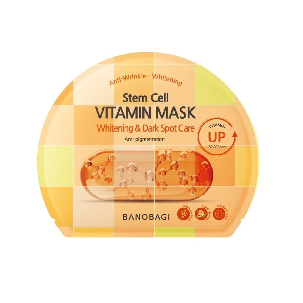 Mặt nạ Banobagi Stem Cell Vitamin Mask Whitening And Dark Spot Care