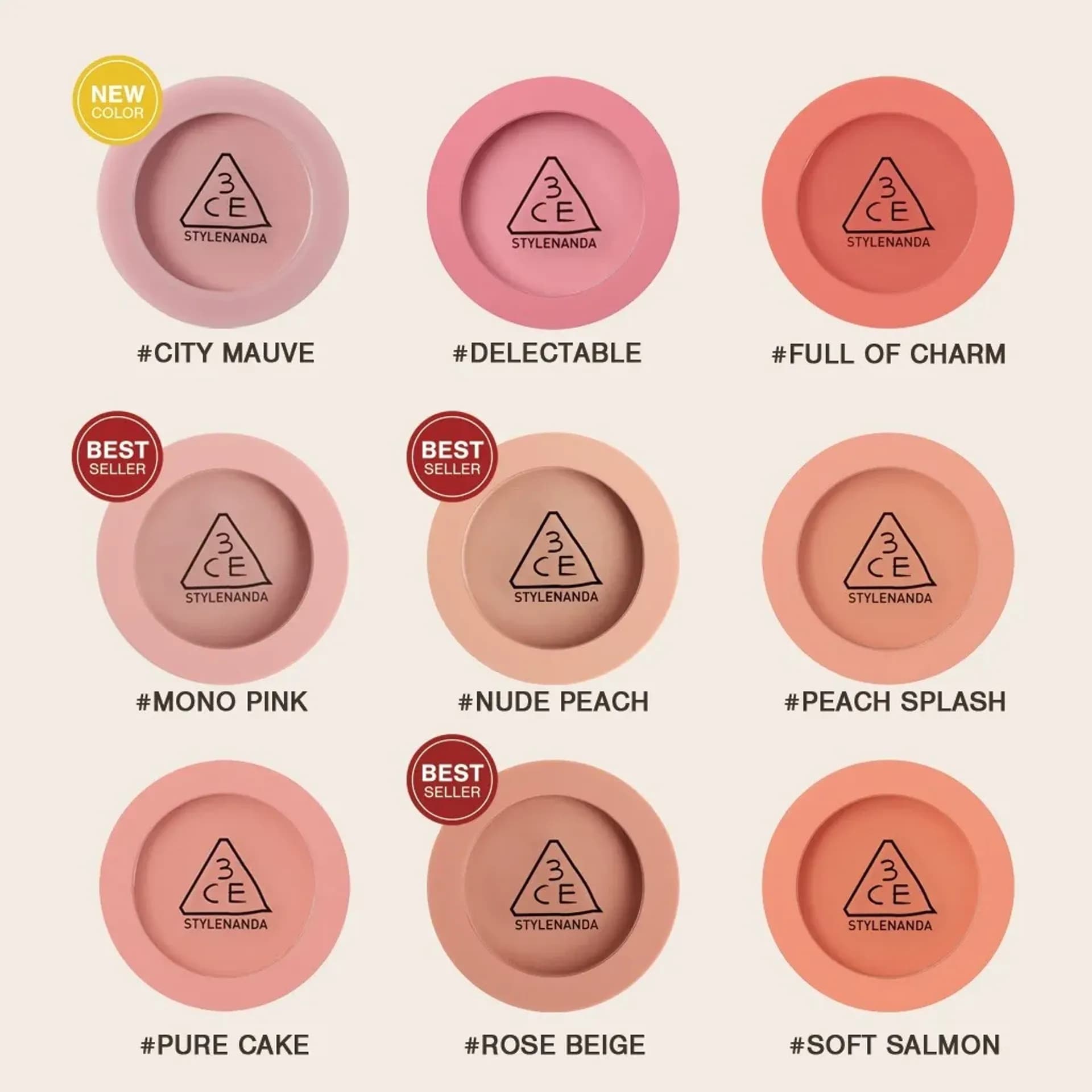 Phấn Má Hồng 3Ce Mood Recipe Face Blush -