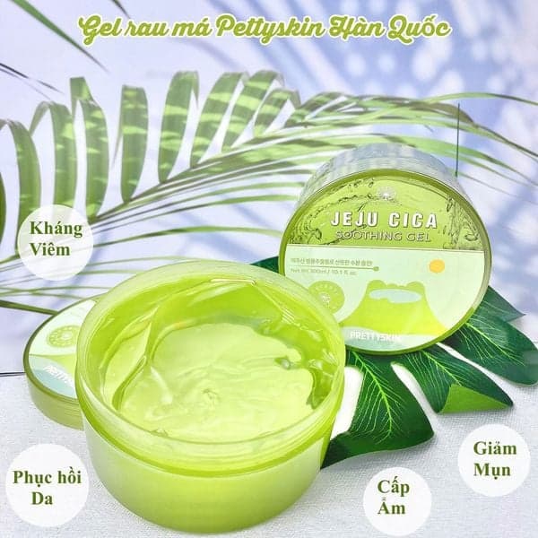 Pretty Skin - Gel Dưỡng Đa Năng Rau Má 300g chính hãng - BN BEAUTY