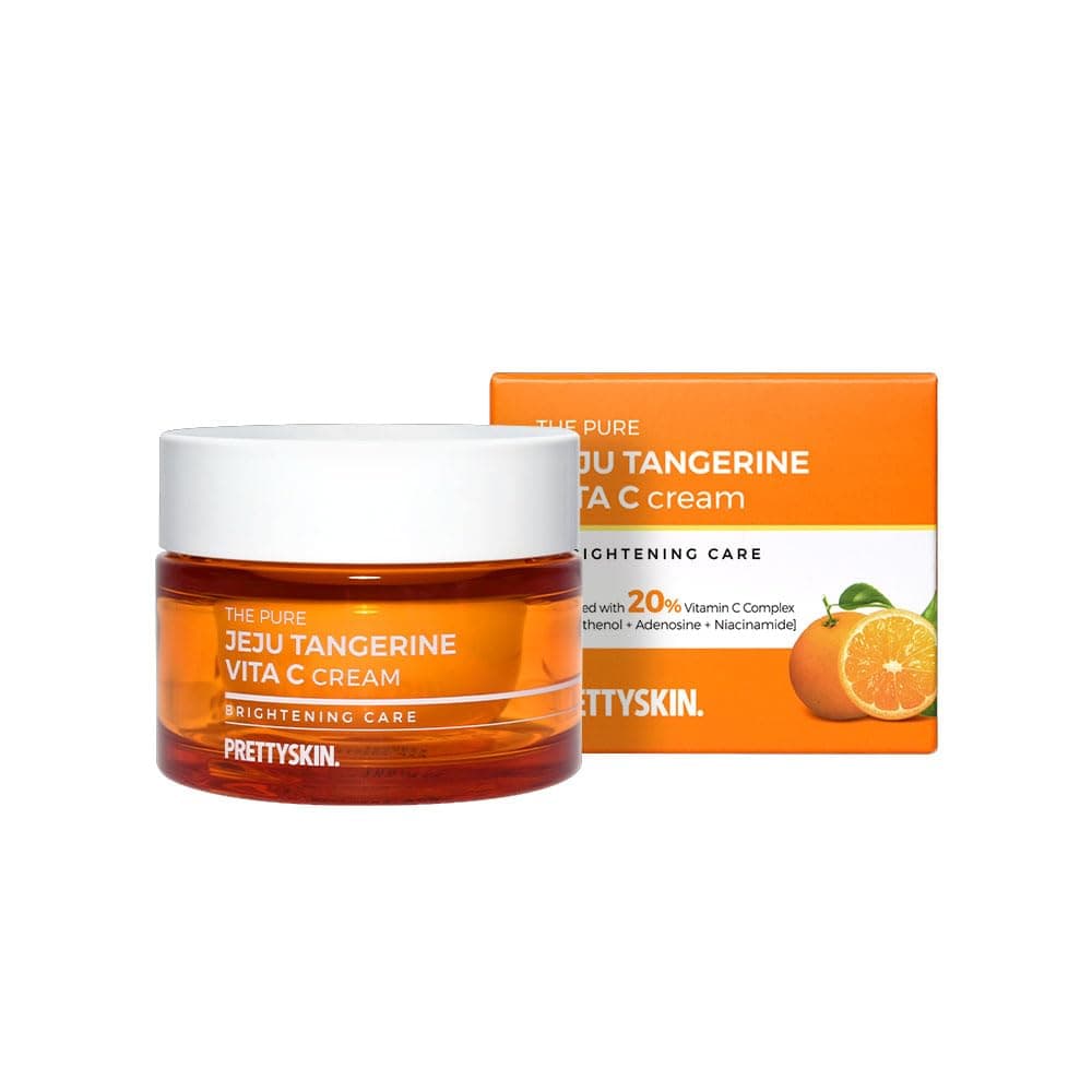 Pretty Skin - Kem dưỡng The Pure Jeju Tangerine Vita C Cream