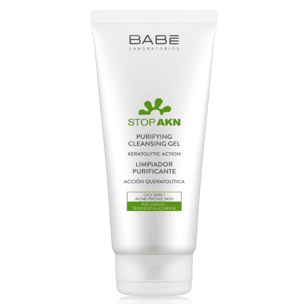 Sữa Rửa Mặt Cho Da Dầu Mụn Babe Stop Akn Cleansing Gel - 200ml