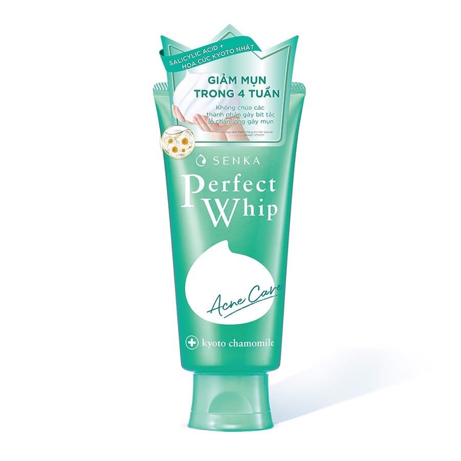 Sữa rửa mặt Perfect Whip nhật - XANH LÁ (giảm mụn)