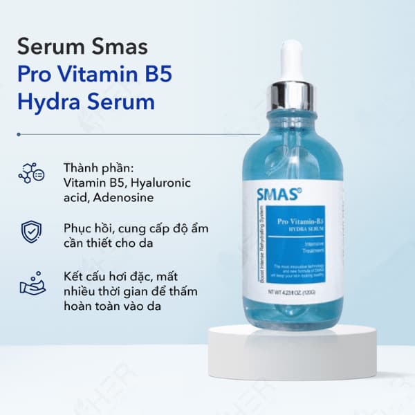 Tinh Chất Phục Hồi Và Cấp Ẩm Smas - Pro Vitamin B5 Hydra 100ml