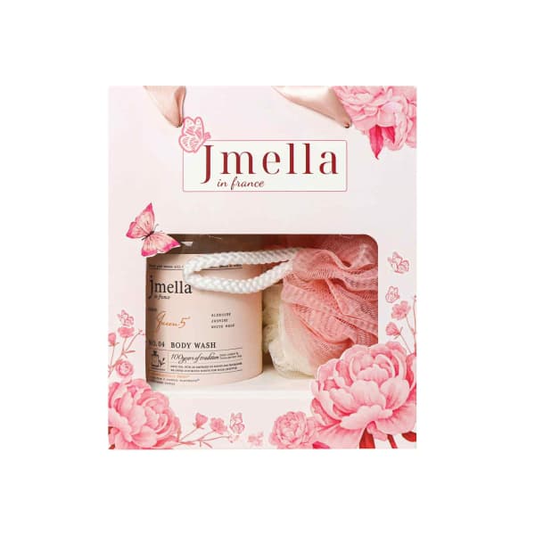 Sét sữa tắm Jmella 500ml kèm bông tắm + hộp quà - LOẠI NHỎ 500ML