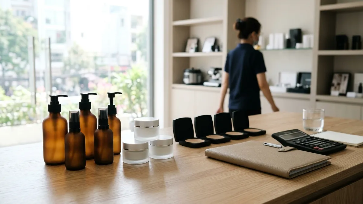 Các nhóm mỹ phẩm cạnh sổ đối chiếu giá sỉ