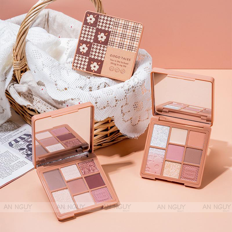 Bảng phấn mắt 8 ô gogo