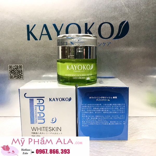 Kem trị nám tàn nhang KAYOKO XANH Có Hộp - Ngày - Hình 1
