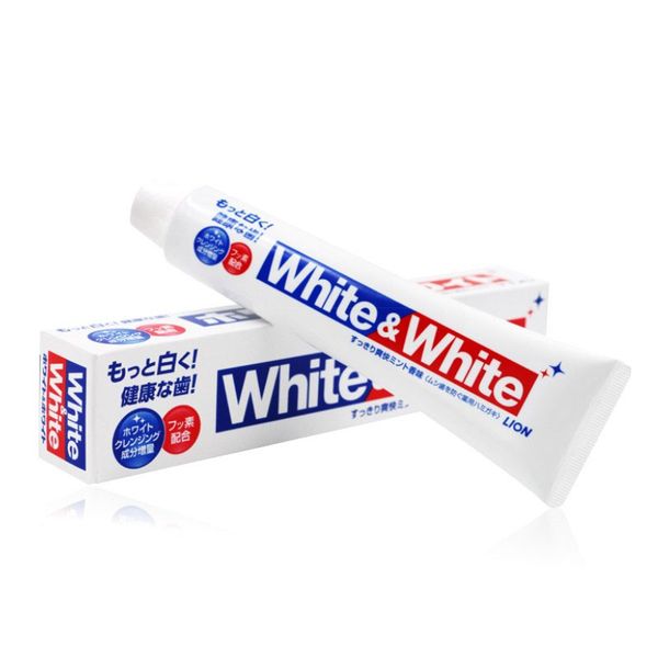 Kem đánh răng WHITE & WHITE LION NHẬT BẢN - Hình 1