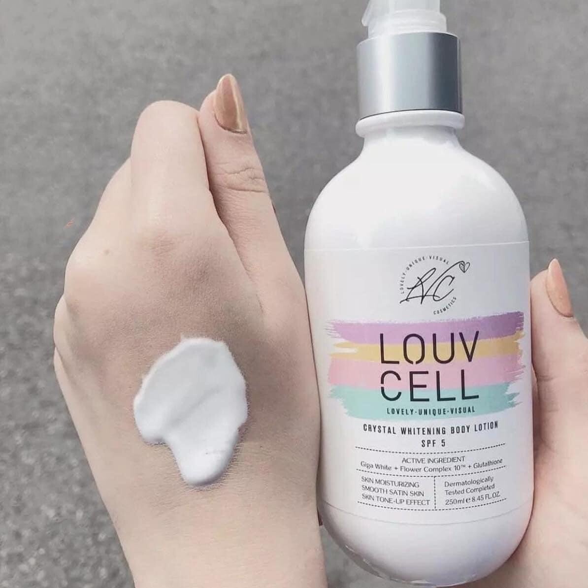 Kem Lên Tone Body - LOUV CELL CHAI 250ML - Hình 1
