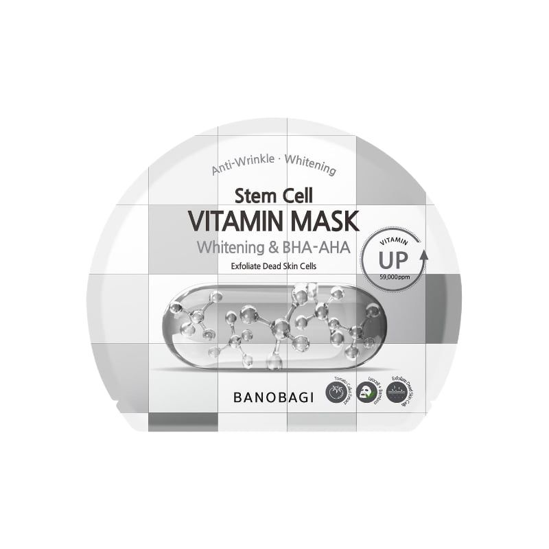 Mặt nạ Banobagi Stem Cell Vitamin Mask Whitening And Bha-Aha - Hình 1