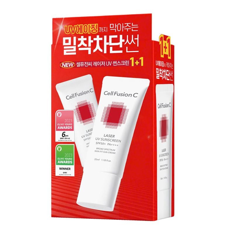 Set kem chống nắng CELL ĐỎ (35ml + 35ml) - Hình 1