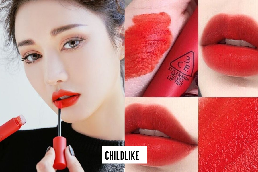 Son kem lì 3CE Velvet Lip Tint - Hình 1