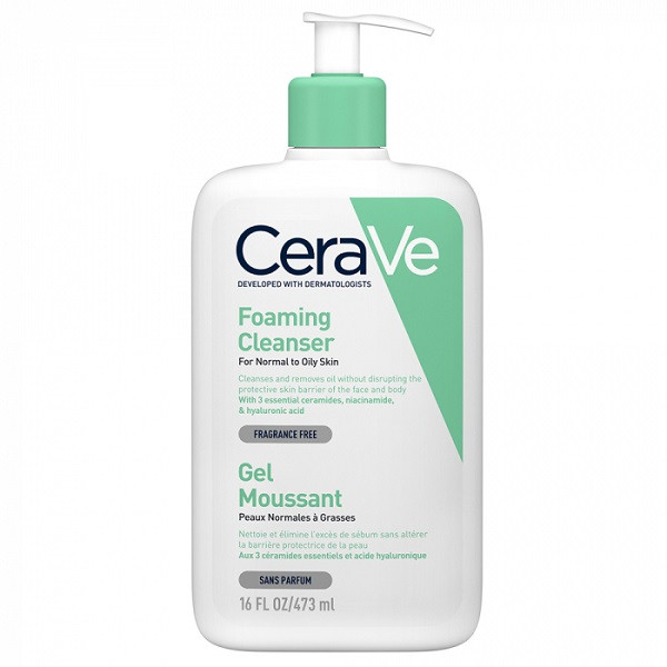 Sữa rửa mặt Cerave FOAMING - 88ml DA DẦU (Xanh Dương) - Hình 1