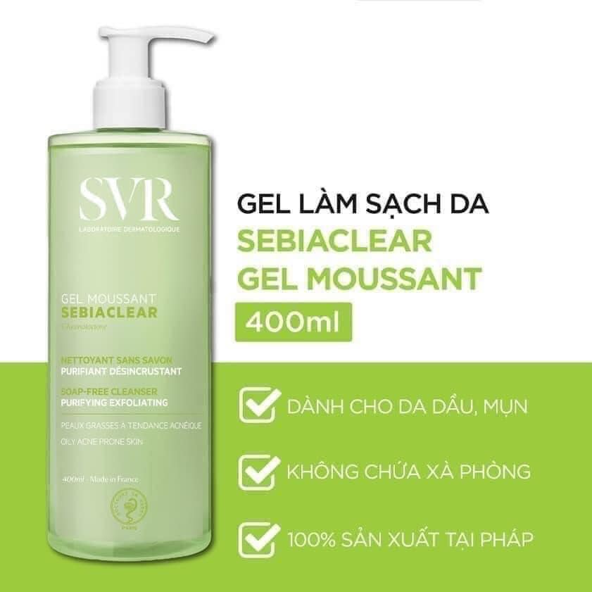 Sữa Rửa Mặt SVR - XANH LÁ DẠNG VÒI 400ML - Hình 1