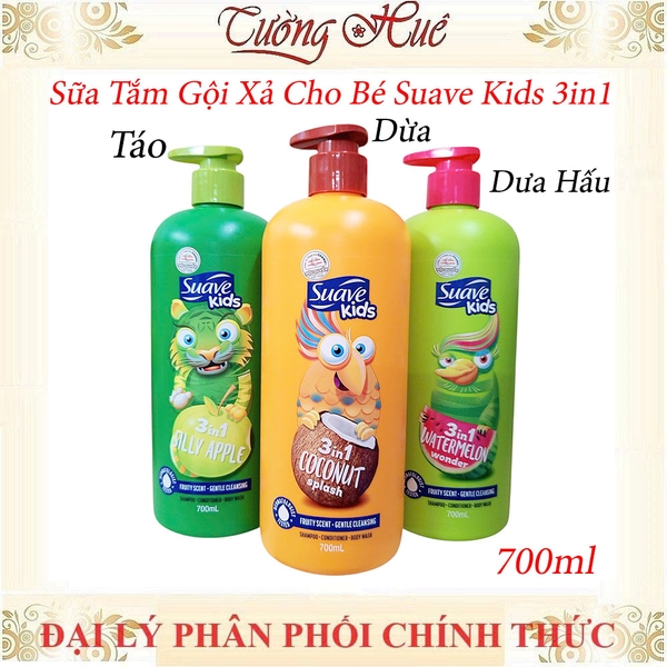 Sữa tắm trẻ em Suave Kids 700ml - Hình 1