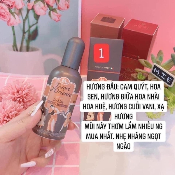 Xịt thơm body Xích TESORI (CÔNG TY) - Hình 1